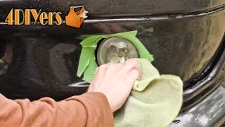 Time Lapse Fog Light Restoration by Wet Sanding and Polishing [upl. by Airual561]