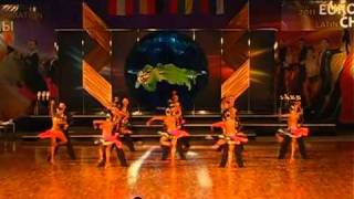 IDSF European Formation Latin Championship 2011 final Vera Russia Tyumen [upl. by Ellesig7]