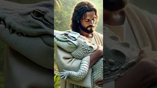 Jesus with the mighty crocodile edit short fe jesús [upl. by Kitchen]