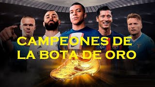 Ganadores de la Bota de Oro 19672023 [upl. by Oflunra340]