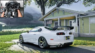 800BHP Toyota Supra MK4  The Crew Motorfest  Steering Wheel Gameplay [upl. by Ylla188]