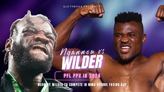 HOW SCARY IS THE THOUGHT OF DEONTAY WILDER IN 4OZ MMA GLOVES VS FRANCIS NGANNOU [upl. by Ahcrop]