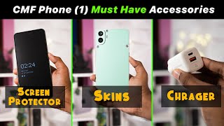 MUSTHAVE Accessories for CMF Phone 1 📲 Tempered Glass Skin amp Charger ⚡ TechApps Tamil [upl. by Nylecyoj]