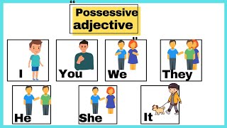 Possessive Adjectives  English Grammar amp Composition Grade 3 he sheitkids learning videos [upl. by Bouldon]