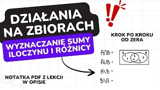 Działania na zbiorach [upl. by Agretha]