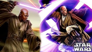 Mace Windus Lightsaber Fighting Style  Star Wars Explained [upl. by Erdnaid260]