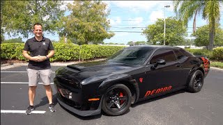 Is the 2018 Dodge Challenger Demon the BEST muscle car ever built [upl. by Accemahs718]