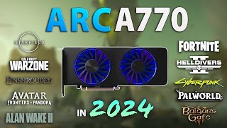 Intel Arc A770  i512600K in 2024  Test in 27 Games [upl. by Alvis]