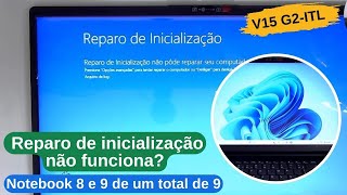 Não acessa Windows Intel VMD Controller Enabled e Intel VTd Feature Enabled Lenovo V15 G2ITL [upl. by Nnylsoj]