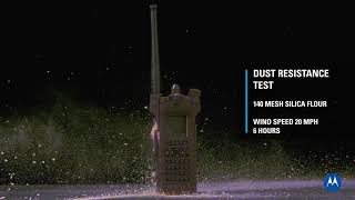 APX Radio Ruggedness Dust Test [upl. by Nilesoj]