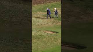 Rory McIlroys DAD makes incredible holeout 🙌 [upl. by Guillema]