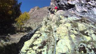 Escalade grande voie en Belledonnerocher de lhomme quotBrocken Tower et Fumée dAutomnequot [upl. by Matilde137]