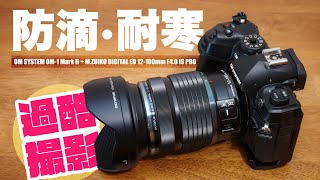 便利ズームの帝王「MZUIKO DIGITAL ED 12100mm F40 IS PRO」と OM1 Mark II とのド定番マッチングで過酷な雪の日を撮って出し [upl. by Ahsinauj]