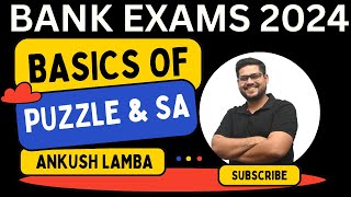 BASICS OF PUZZLE AND SITTING ARRANGEMENT  ANKUSH LAMBA  BANKING CHRONICLE  BANKSSCRAILWAY [upl. by Adnohs806]