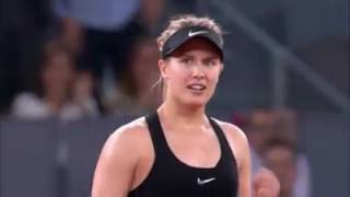 Bouchard  Sharapova Retrouvailles glaciales à Madrid 2017 [upl. by Sedgewick]