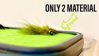 Beginner Stillwater Fly Marabou Leechbaby Damsel [upl. by Edme]