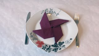 How to do paper napkin folding 06 [upl. by Fowkes]