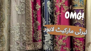 affordable bridal and wedding dresses in liberty market lahoredopatta galibranded dresses shopping [upl. by Sarine]