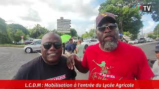 LCDM  Mobilisation à lentrée du Lycée Agricole [upl. by Caiaphas]