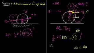 Physique 3  Séance 5  Etude du mouvement dun corps solide Energie Potentielle [upl. by Adehsar]