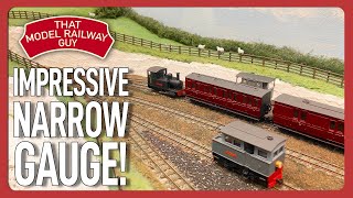 Impressive Narrow Gauge Shunting  Selborne 009 Model Railway [upl. by Seessel]