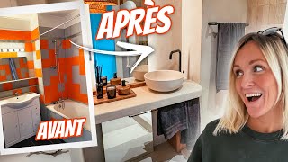 ON RÉNOVE TOTALEMENT UNE SALLE DE BAIN DE 4 MÈTRES CARRÉS [upl. by Ynaffets]