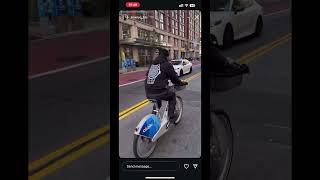 Traxnyc riding a Citybike in New York City [upl. by Balbur513]