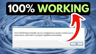 Error 1719 Windows Installer service could not be accessed on Windows 11 FIXED [upl. by Eva]