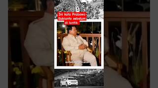 Ini kata Prabowo Subianto sebelum di lantik news kabinetmerahputih viral indonesia [upl. by Bobina]