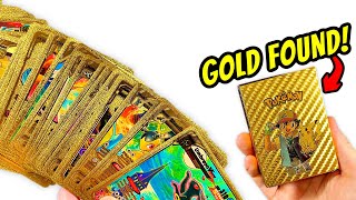 I Just Found The Rarest Golden Pokemon Cards Ever Made AND OPENED THEM [upl. by Whit]