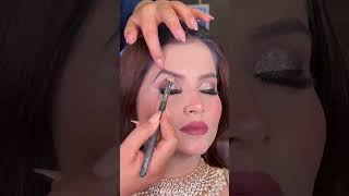 Bridal makeup tutorial unique shorts makeup transformation trending makeuptutorial video yt [upl. by Tallu752]