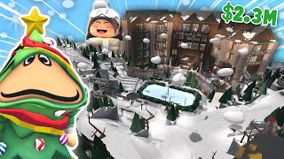 A 23 MILLION BLOXBURG SKI RESORT TOUR and 6th SECRET ELF [upl. by Whang]