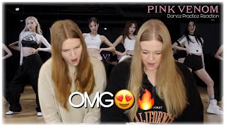 BLACKPINK  ‘Pink Venom’ DANCE PRACTICE VIDEO  Reaction [upl. by Elena]