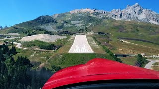 Courchevel airport landing [upl. by Combs]