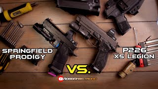 Springfield Prodigy Vs Sig Sauer P226 X5 Legion  RobbArmstrong [upl. by Nasya]