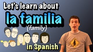 Learn Spanish  Family Members beginner [upl. by Nagear]