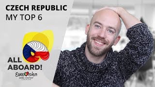 Czech Republic – My Top 6 – Eurovision 2018 [upl. by Birdie]