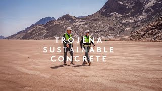 Trojena Sustainable Concrete [upl. by Dewie]