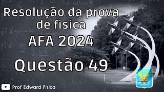 AFA 2024  Física  Questão 49 [upl. by Janet]