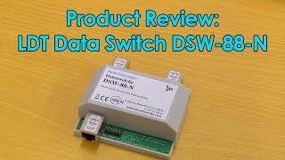 Product Review LDT s88 Data Switch DSW88N Trainroom [upl. by Aliuqahs666]