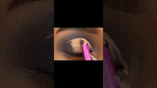 Half cut Crease eye makeup eyemakeuptutorial trending viralvideo half makeup eye [upl. by Miarzim]