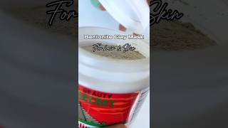 Bentonite Clay mask for hair amp skin bentoniteclaymask hairdetox skincaremask naturalhair [upl. by Esnahc995]