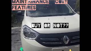 Renault Lodgy RXE 8 SEATER Review Maintenance Cost Features [upl. by Nojel742]