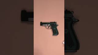 Pistola a salve bruni 84 9mm top firing replica berretta serie 80 reels asmr toyguns shortvideo [upl. by Nahtanoy]