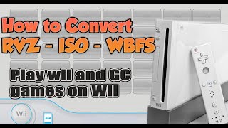 How to convert RVZ files to ISO and to WBFS [upl. by Ainit]