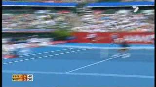 Kooyong 09 QF Roger v Moya Highlights [upl. by Alicirp]