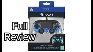 Nacon wired compact PS4 Controller review [upl. by Anirual850]