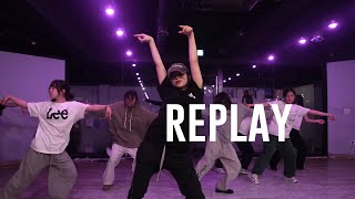 Tems  Replay Choreography KANNA [upl. by Ahsimik]