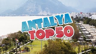 ANTALYA GEZİLECEK YERLER EN İYİ 50 ANTALYA TÜRKİYE [upl. by Namzaj368]