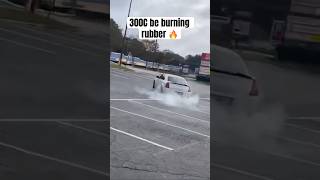 300C Hemi Does a CRAZY BURNOUT🔥300c hellcat burnout hemi srt [upl. by Ahsener]